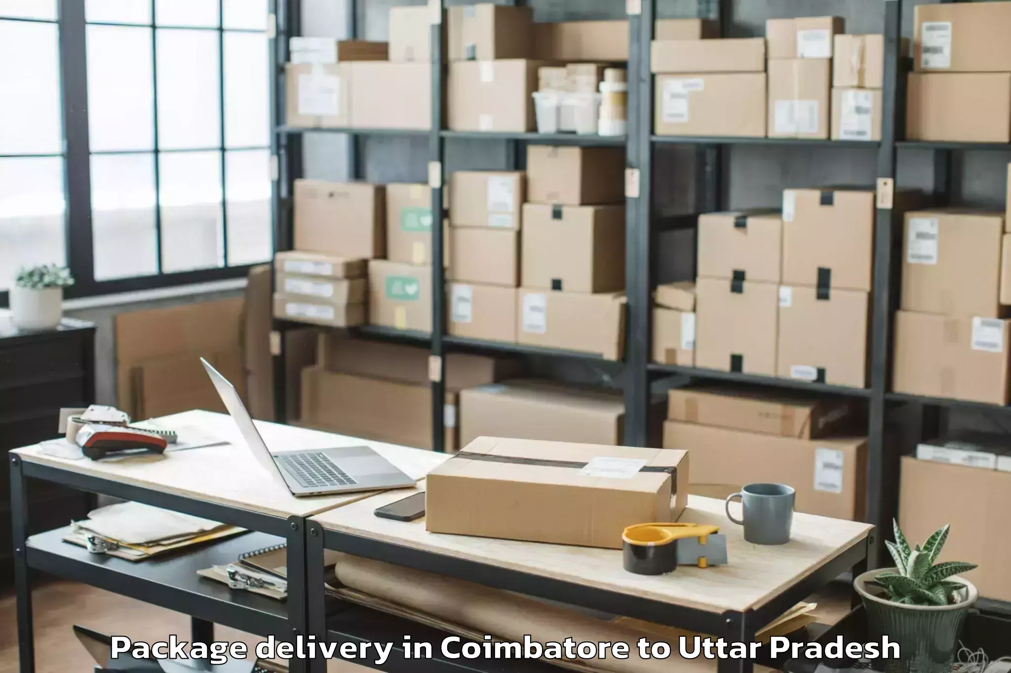 Book Coimbatore to Bariya Ballia Package Delivery Online